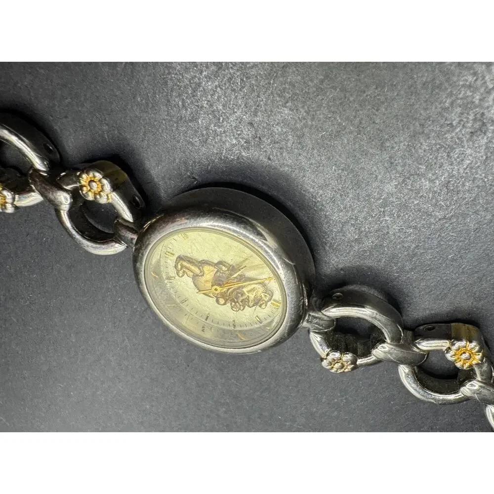 Disney Gold Tone Winnie The Pooh Watch 23mm Silver Tone SII Marketing MU0316